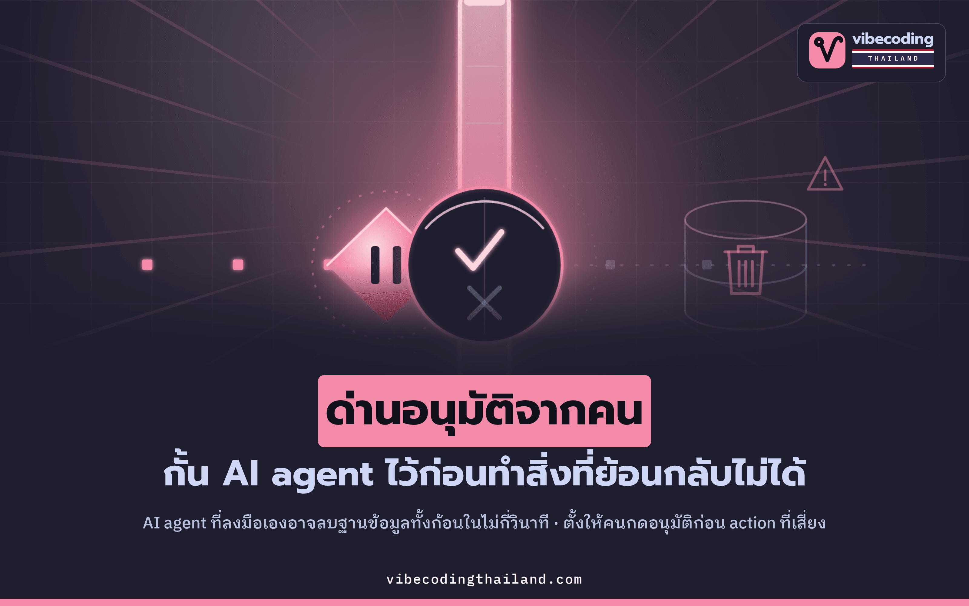 ใส่ด่านขออนุมัติจากคนไว้ก่อน AI agent ลงมือ ทำได้จริงด้วย LangGraph interrupt_before และ OpenAI Agents SDK
