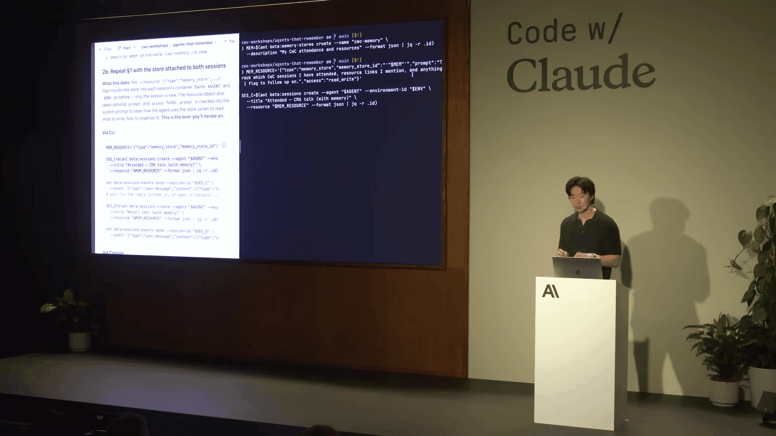 หน้า console ที่ Kevin เปิด file system viewer ของ memory store ขึ้นมา (ภาพจากเวิร์กชอป Claude)