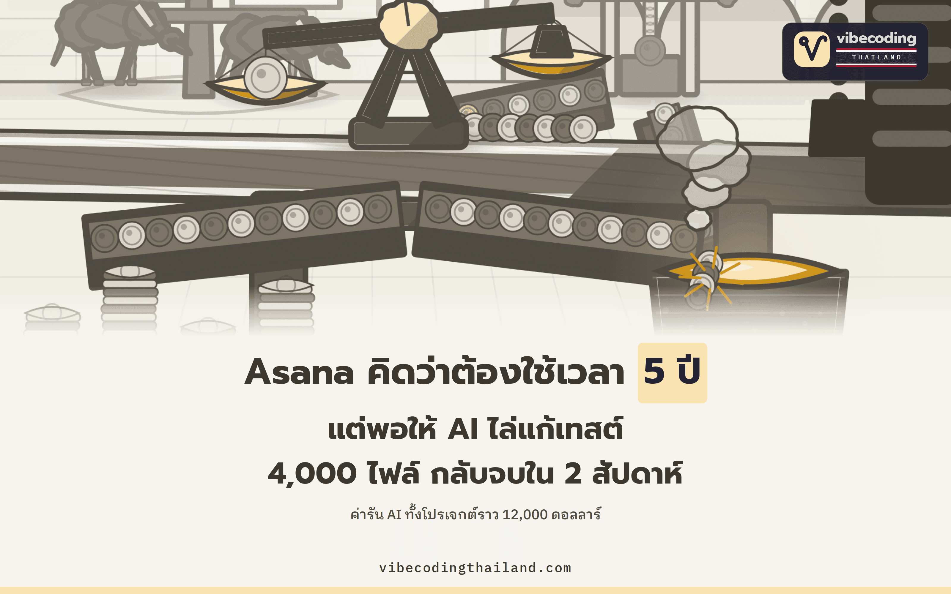 Asana ใช้ Codex ย้ายเทสต์ออกจาก Enzyme ใน 2 สัปดาห์: ทำไม AI ถึงคุ้มที่สุดกับงาน Migration
