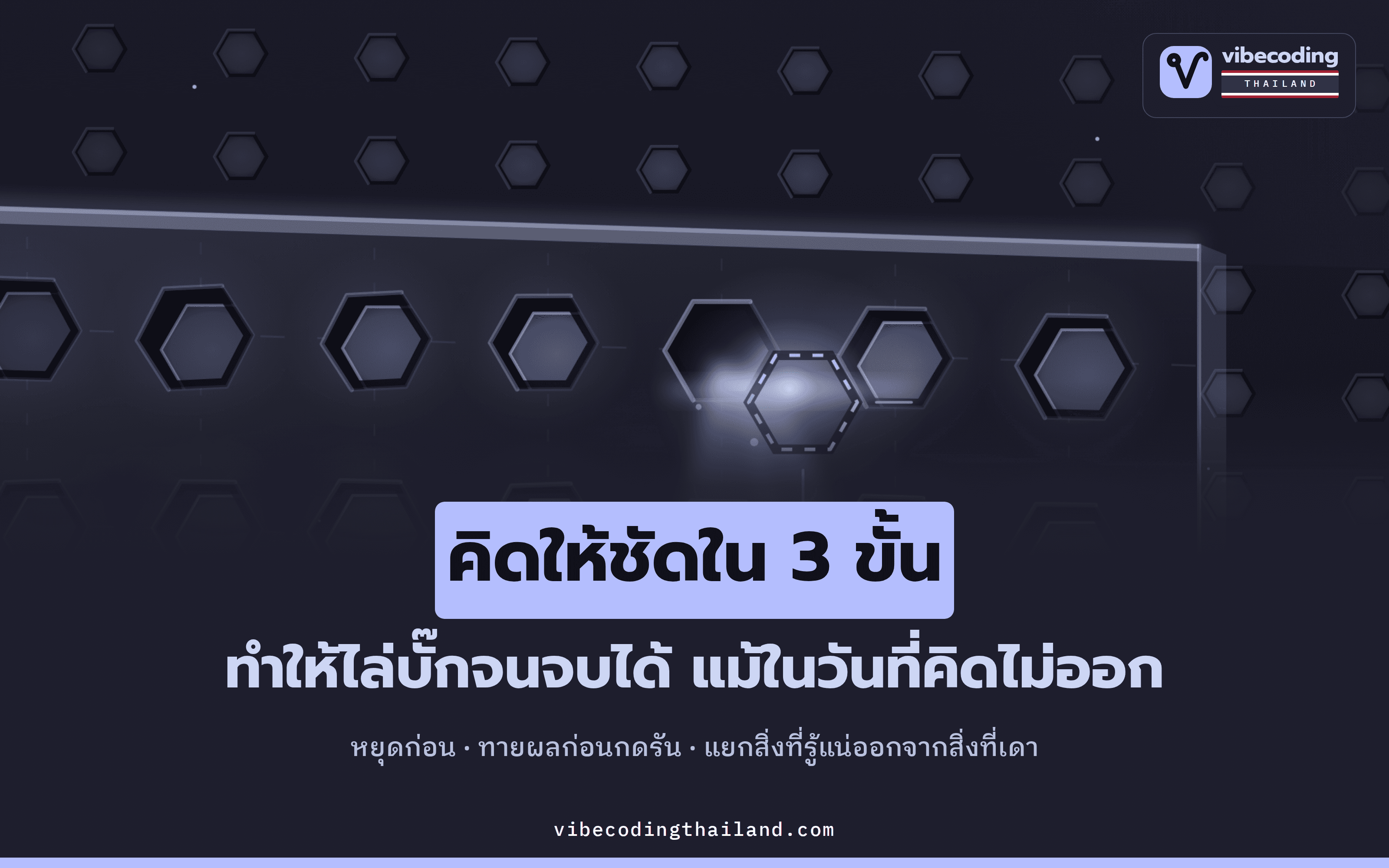 ไม่ต้องหัวไวที่สุด ก็ไล่บั๊กจบได้ · 3 ขั้นคิดให้ชัดจาก Sean Goedecke