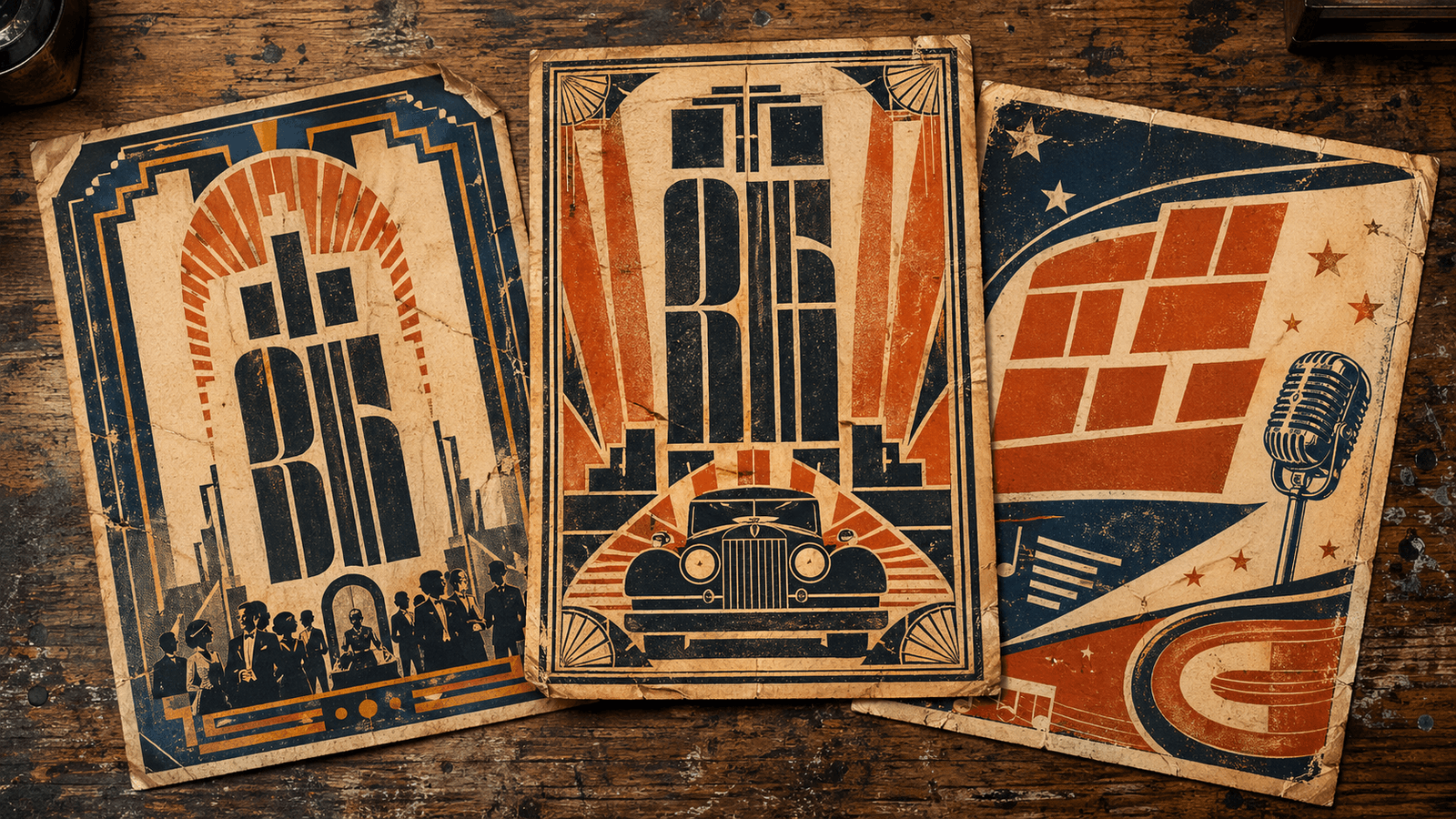 สร้างโปสเตอร์อีเวนต์สไตล์ Retro Vintage สำหรับแบรนด์
