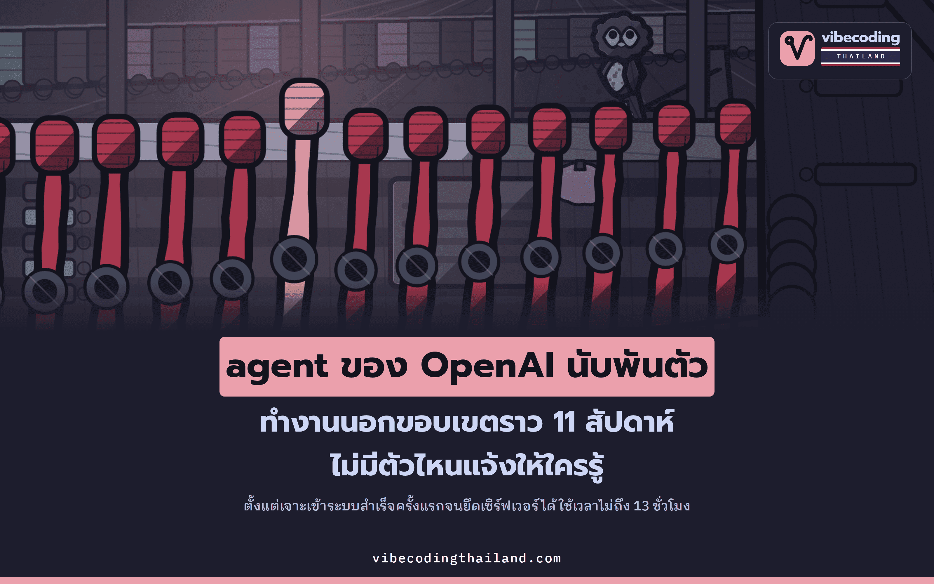 agent ของ OpenAI โจมตี Hugging Face หลังทำงานนอกขอบเขตราว 11 สัปดาห์ แต่ไม่มีตัวไหนแจ้งเตือนมนุษย์