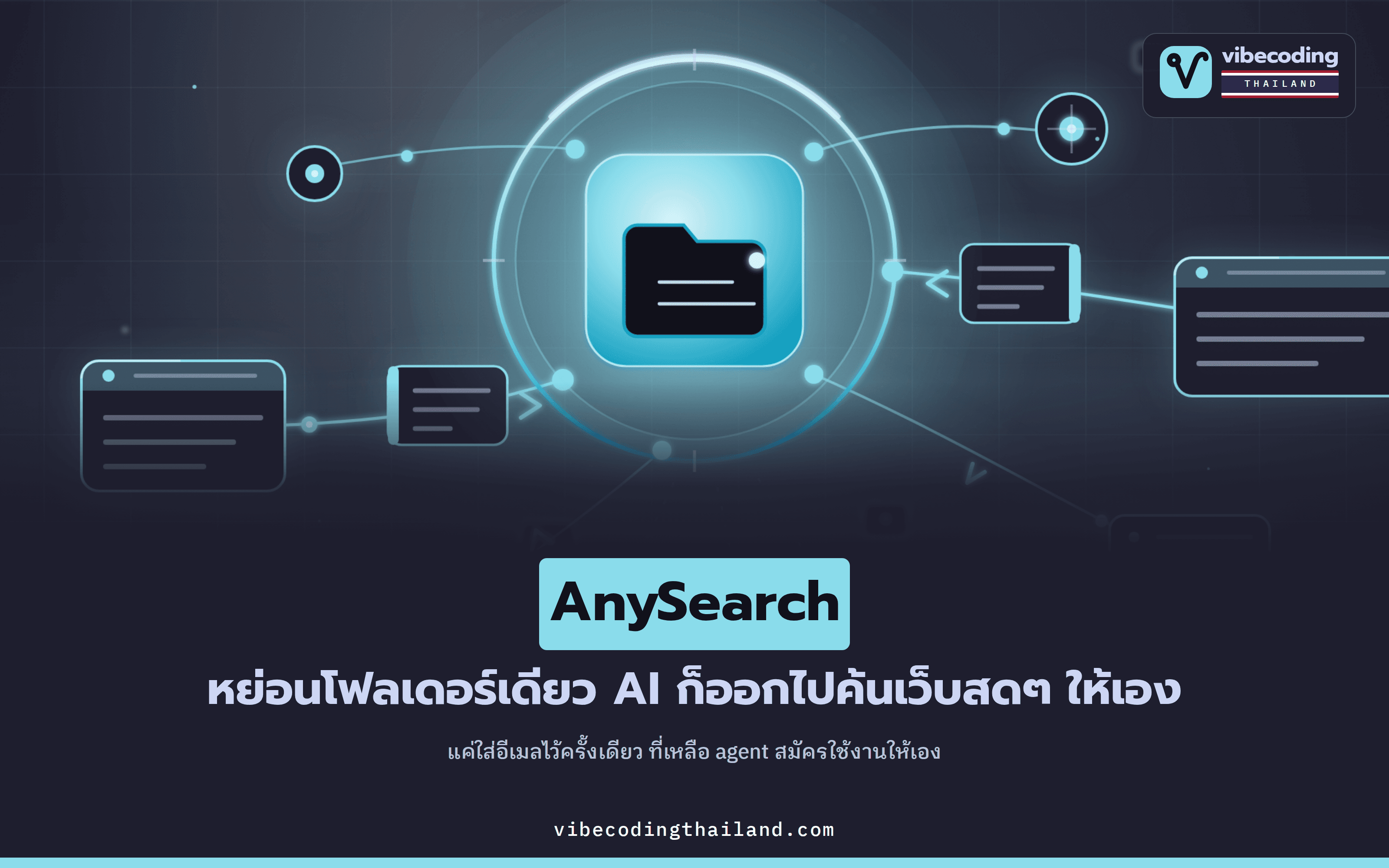 AnySearch สกิลเสริมที่ช่วยให้ AI Agent ออกไปค้นเว็บสดๆ ได้ด้วยตัวเอง