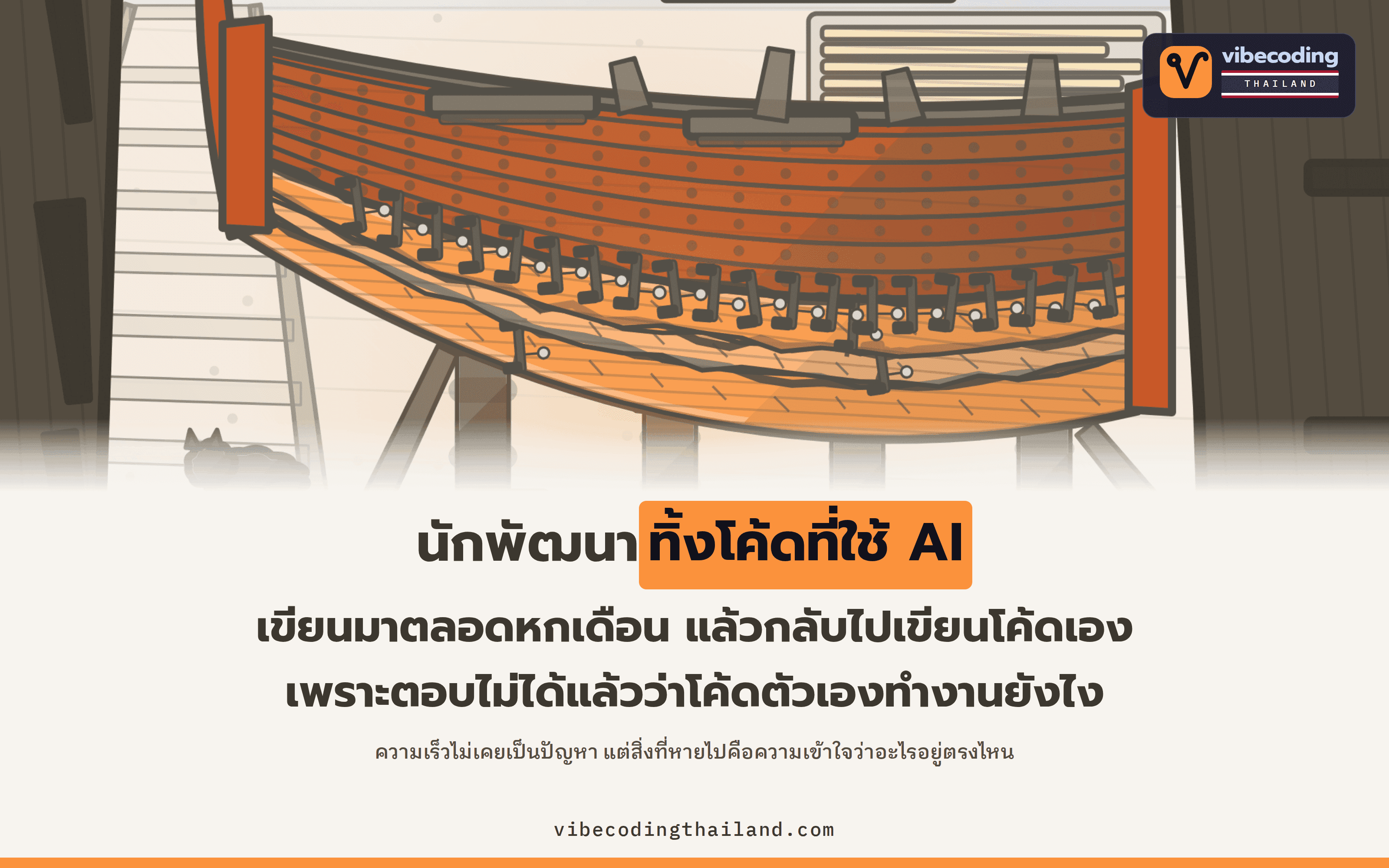 กรณีนักพัฒนาทิ้ง branch ที่พัฒนาด้วย Claude มาราวหกเดือน แล้วกลับไปเขียนโค้ดด้วยมือ กลายเป็นประเด็นที่คนบน Hacker News ถกกันหลายฝั่ง