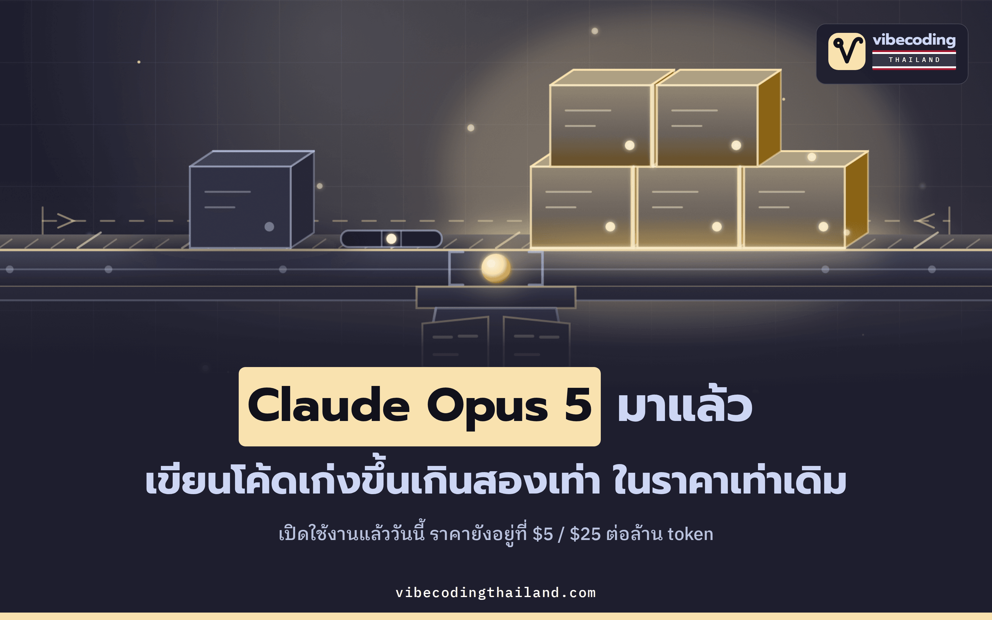 Claude Opus 5 เปิดตัวแล้ว: โค้ดเก่งขึ้นเกินสองเท่า ในราคาต่อ token เท่าเดิม