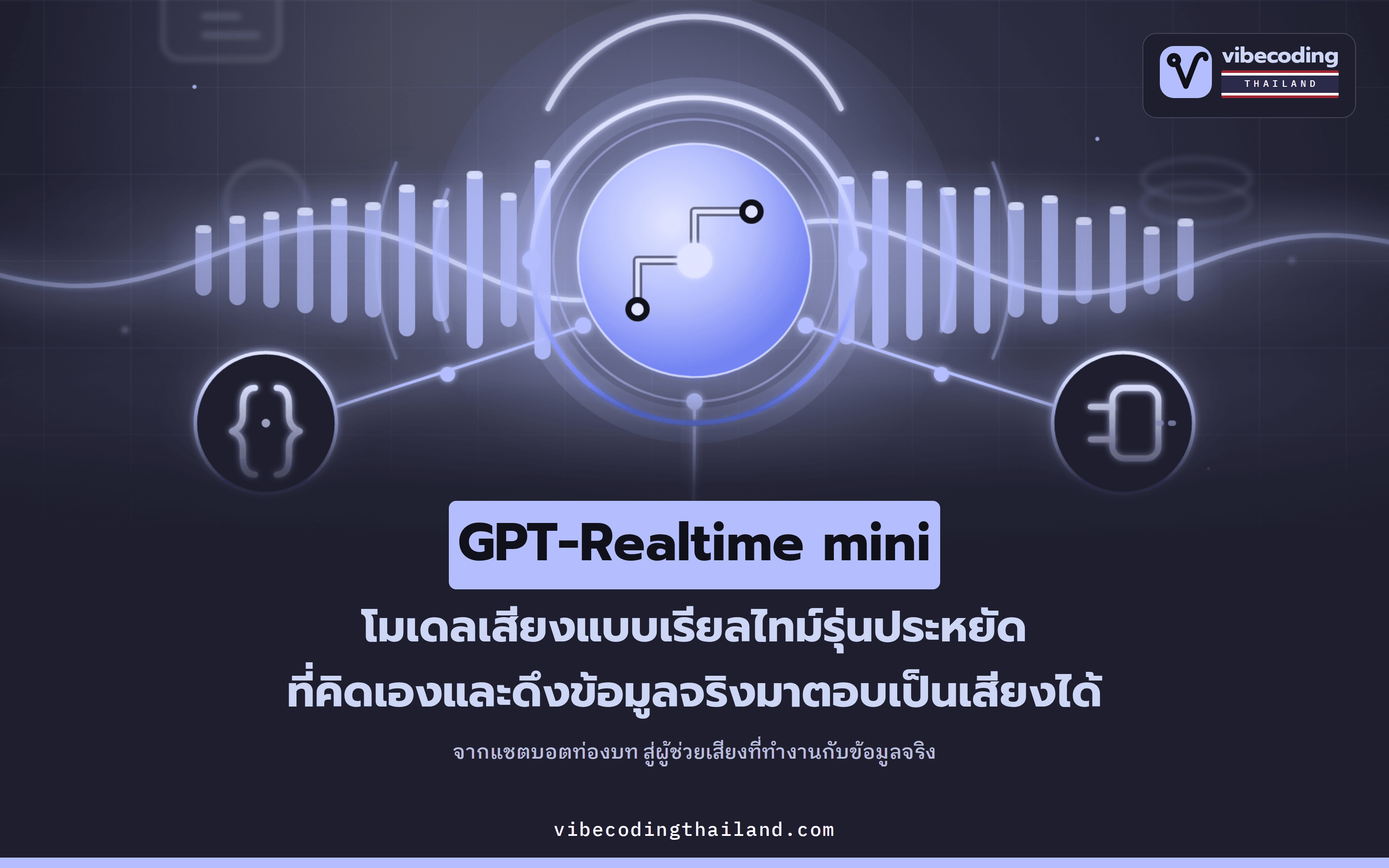 OpenAI อัปเกรดโมเดลเสียงเรียลไทม์รุ่นประหยัด GPT-Realtime mini ให้คิดเป็นขั้นตอนและเรียกใช้เครื่องมือได้