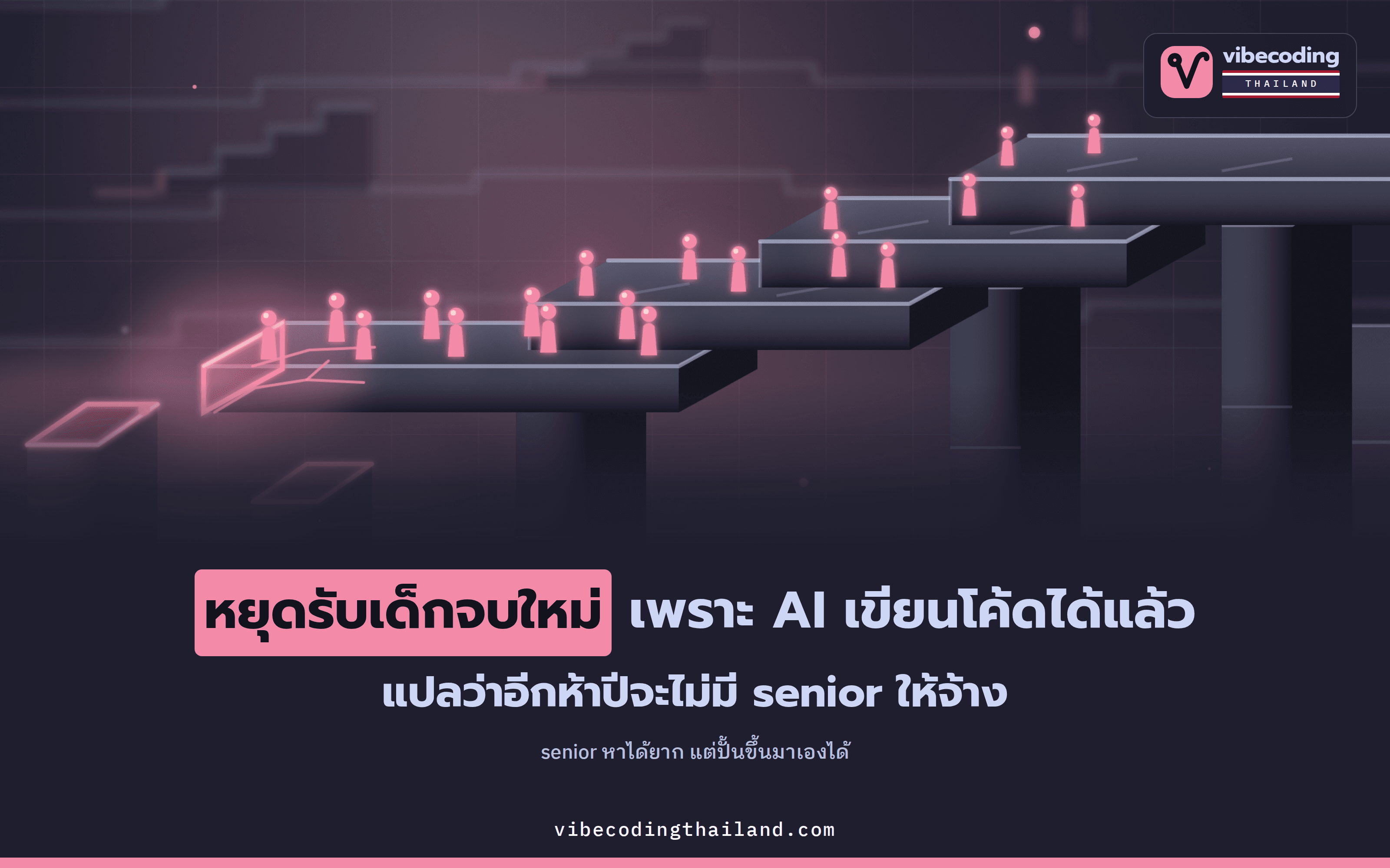 หยุดจ้าง junior engineer เพราะ AI เขียนโค้ดได้ เท่ากับเดิมพันว่าอีกห้าปีจะไม่ต้องใช้ senior