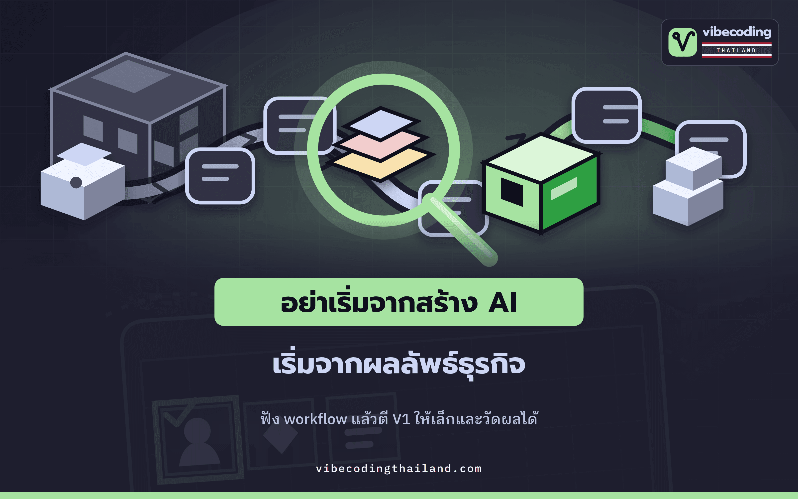 อย่าเริ่มจากสร้าง AI: กรอบรับงาน AI แบบคนเดียวด้วย Claude Code