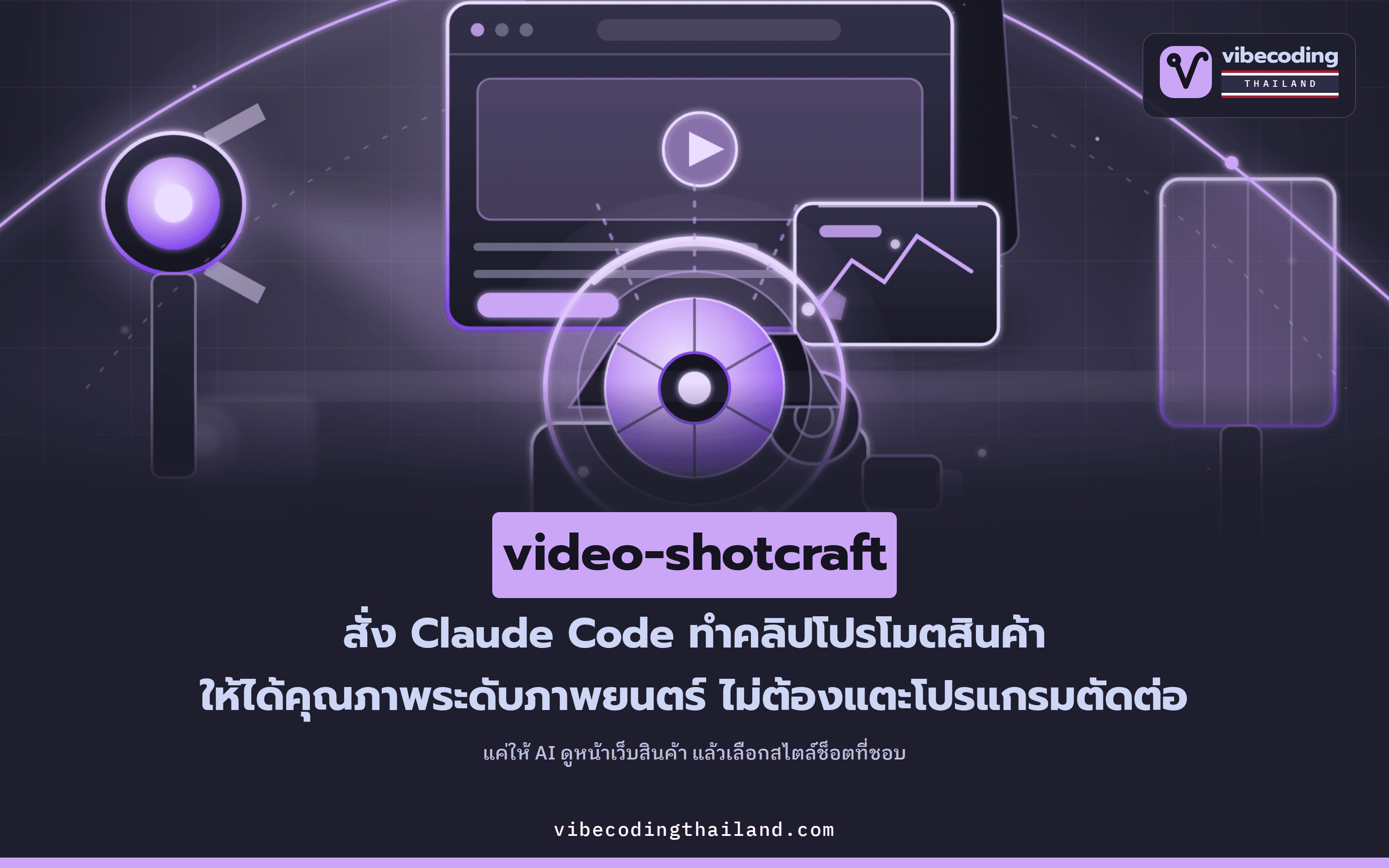 video-shotcraft เปลี่ยน Claude Code และ Codex ให้ทำคลิปโปรโมตสินค้าระดับซีเนม่า ด้วย 106 shot recipe บน Remotion