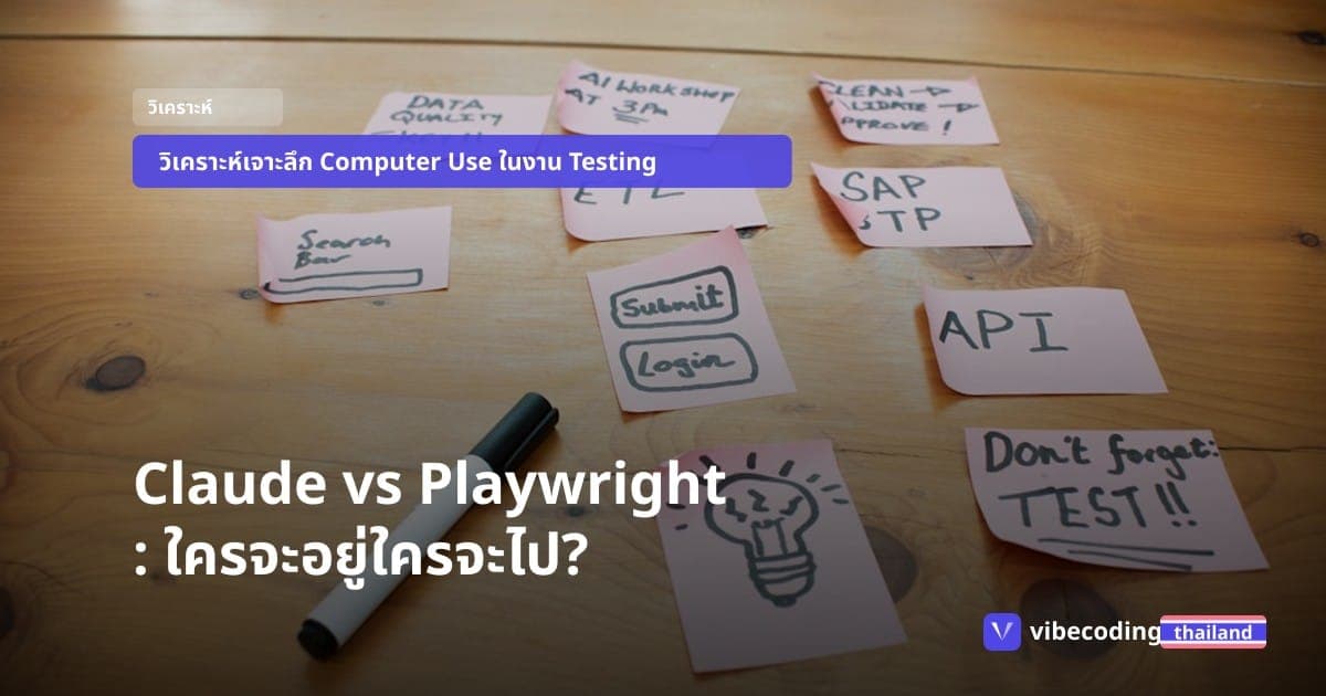 เมื่อ Claude Code คุมจอคอมได้เอง: อวสานการเขียน Test Script หรือแค่ของเล่นใหม่ราคาแพง?
