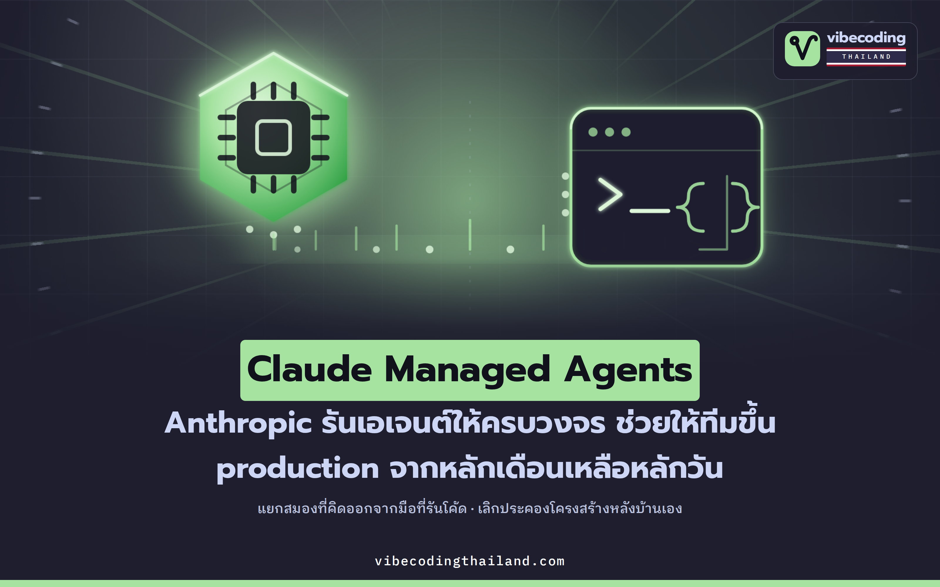 Claude Managed Agents แยกสมองออกจากมือ ทำให้ทีมขึ้น production จากหลักเดือนเหลือหลักวัน