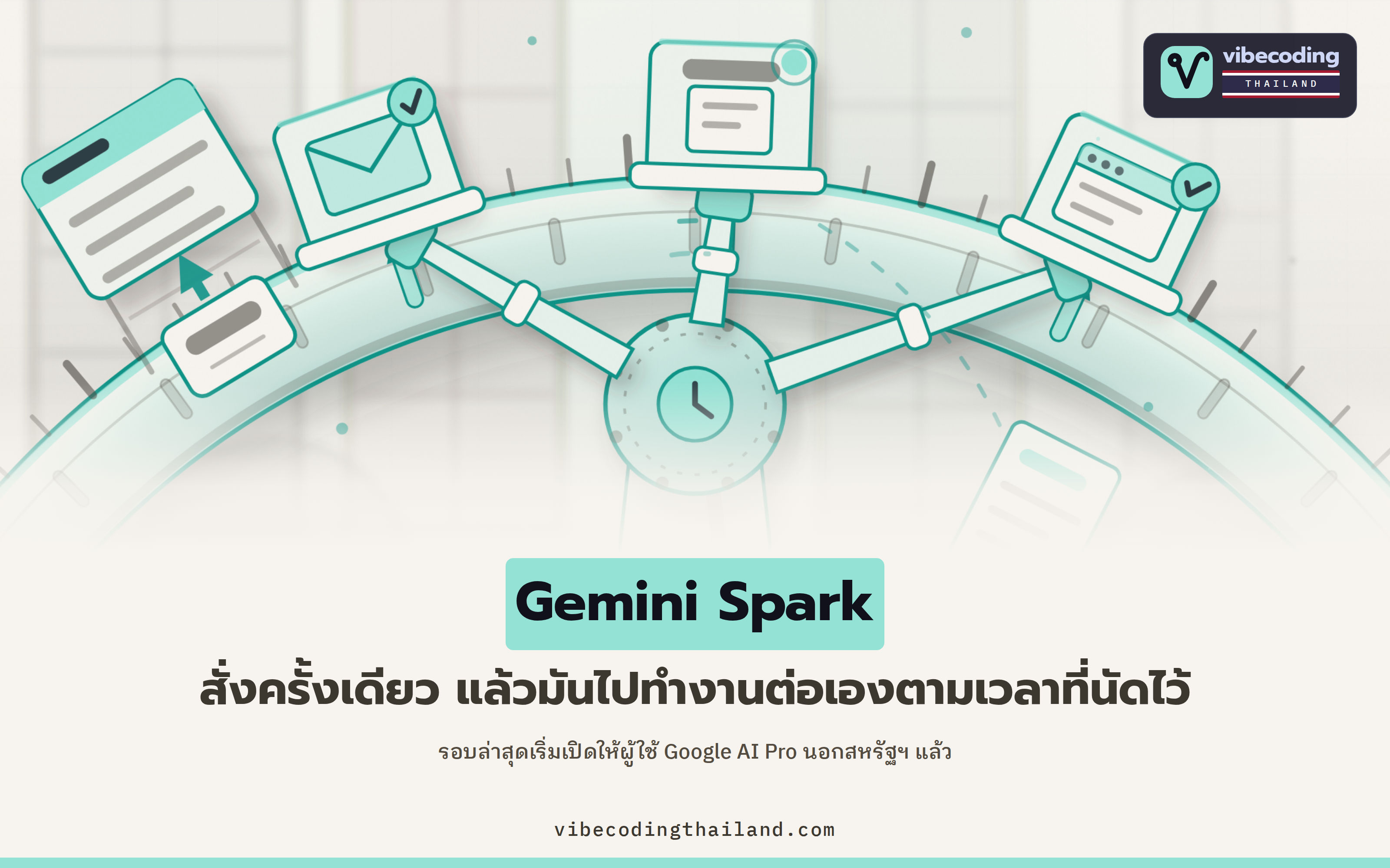 Gemini Spark เปิดถึงผู้ใช้ Google AI Pro ที่อยู่นอกสหรัฐฯ แล้ว สั่งงานครั้งเดียวแล้วมันเดินต่อเองตามเวลาที่นัดไว้