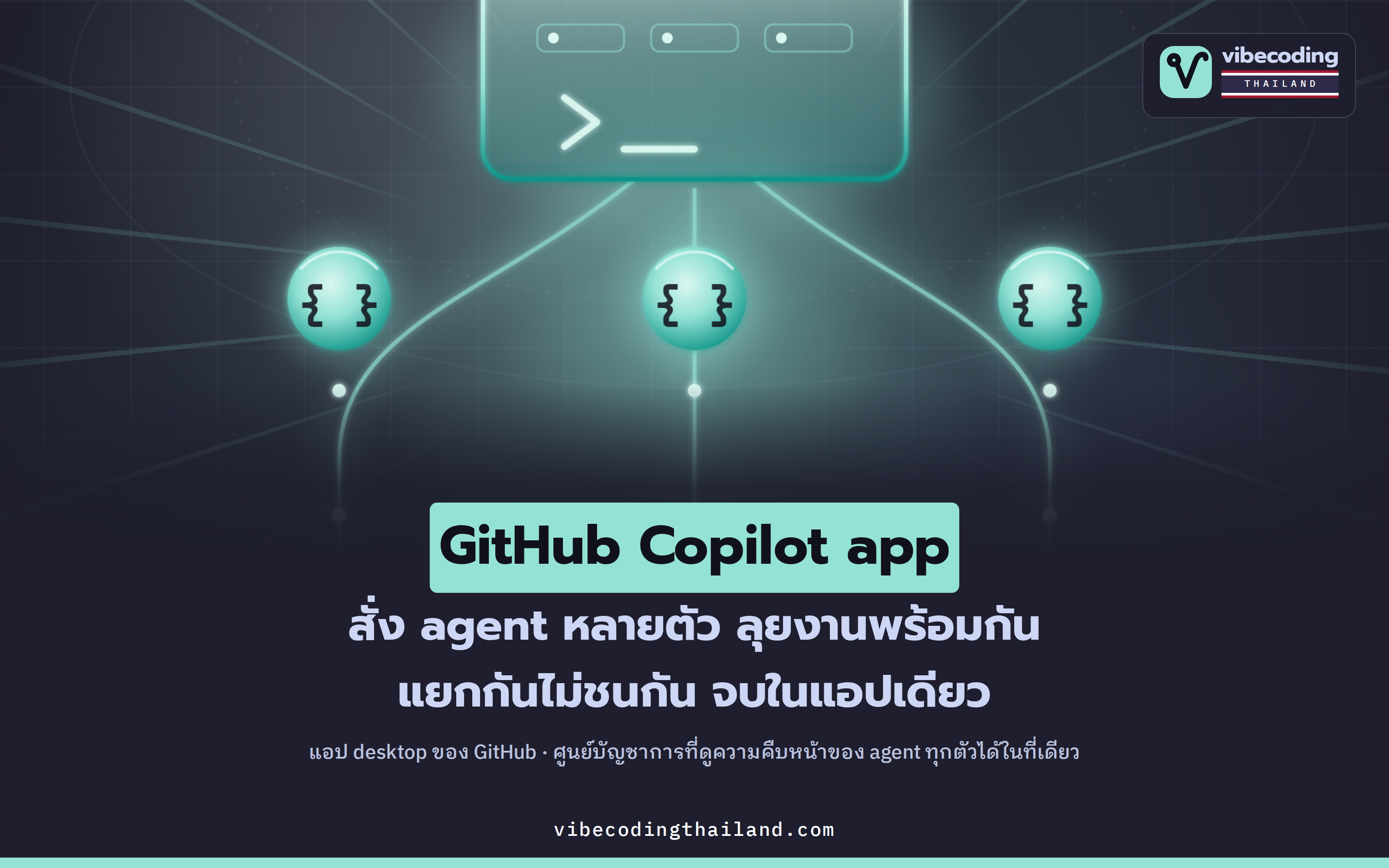 GitHub Copilot app เปิด GA แล้ว: แอป desktop ที่สั่ง AI agent หลายตัวทำงานขนานกันในที่เดียว
