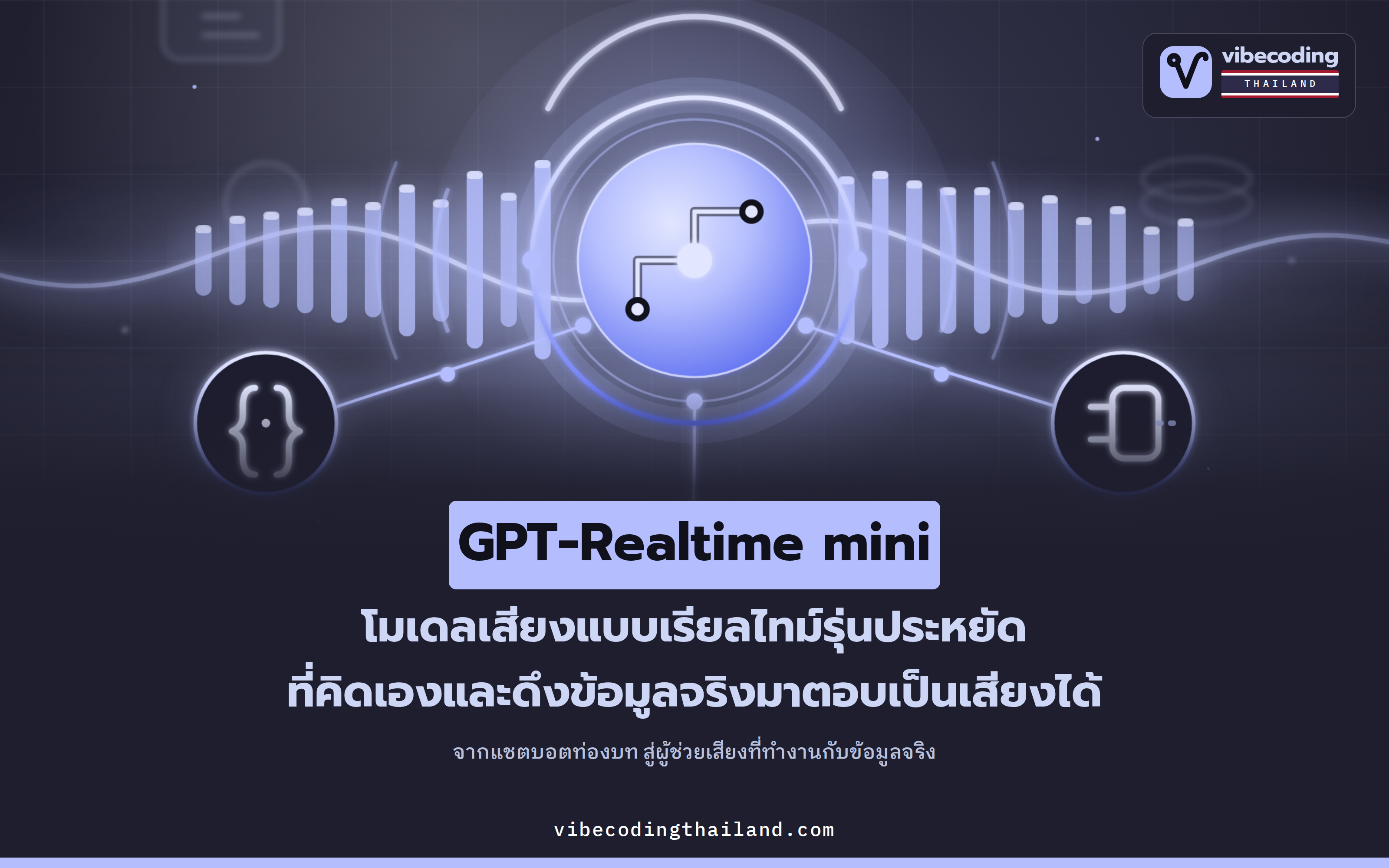 OpenAI อัปเกรดโมเดลเสียงเรียลไทม์รุ่นประหยัด GPT-Realtime mini ให้คิดเป็นขั้นตอนและเรียกใช้เครื่องมือได้