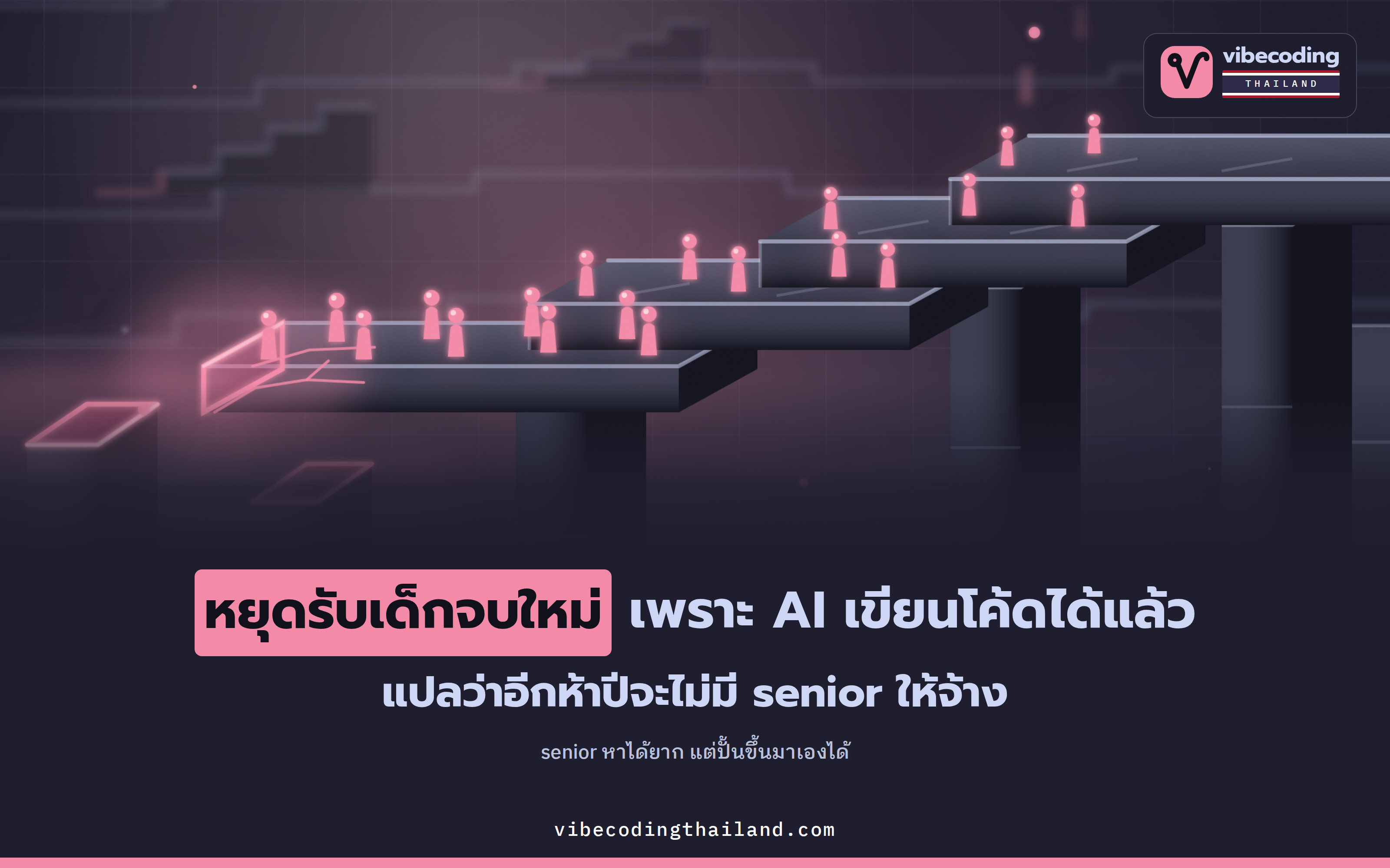 หยุดจ้าง junior engineer เพราะ AI เขียนโค้ดได้ เท่ากับเดิมพันว่าอีกห้าปีจะไม่ต้องใช้ senior
