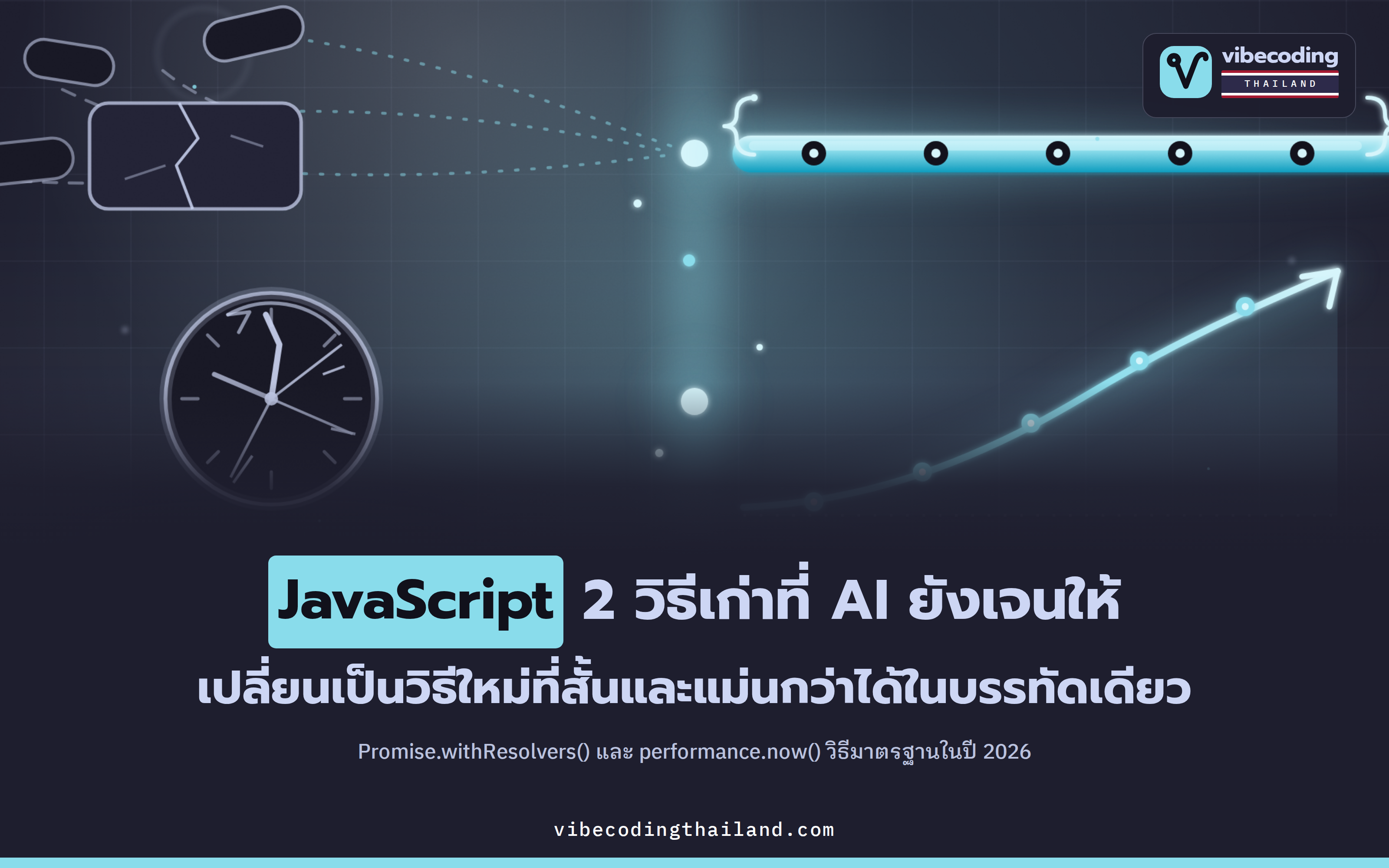 Promise.withResolvers() และ performance.now() · 2 ท่าเขียน JavaScript ที่ควรใช้แทนวิธีเดิมในปี 2026