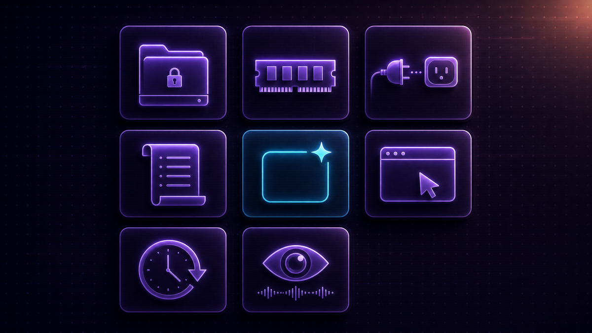 ภาพ overview สรุป 7 capabilities ของ Codex เรียงเป็น grid หรือ map พร้อมป้ายชื่อแต่ละความสามารถ ส่งสารว่า Codex คือ super app ที่ทำได้หลายอย่าง
