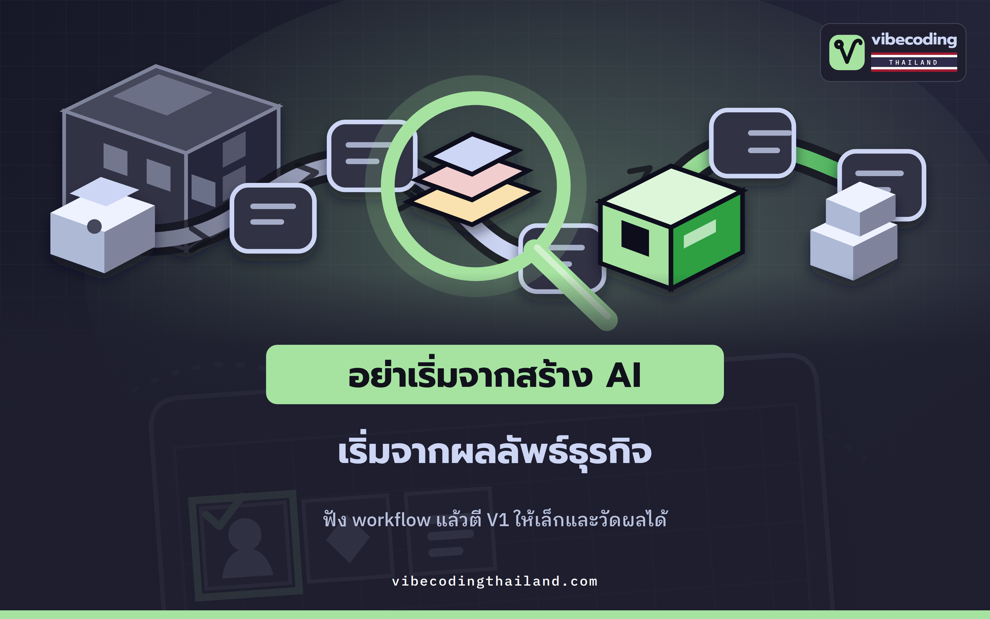 อย่าเริ่มจากสร้าง AI: กรอบรับงาน AI แบบคนเดียวด้วย Claude Code