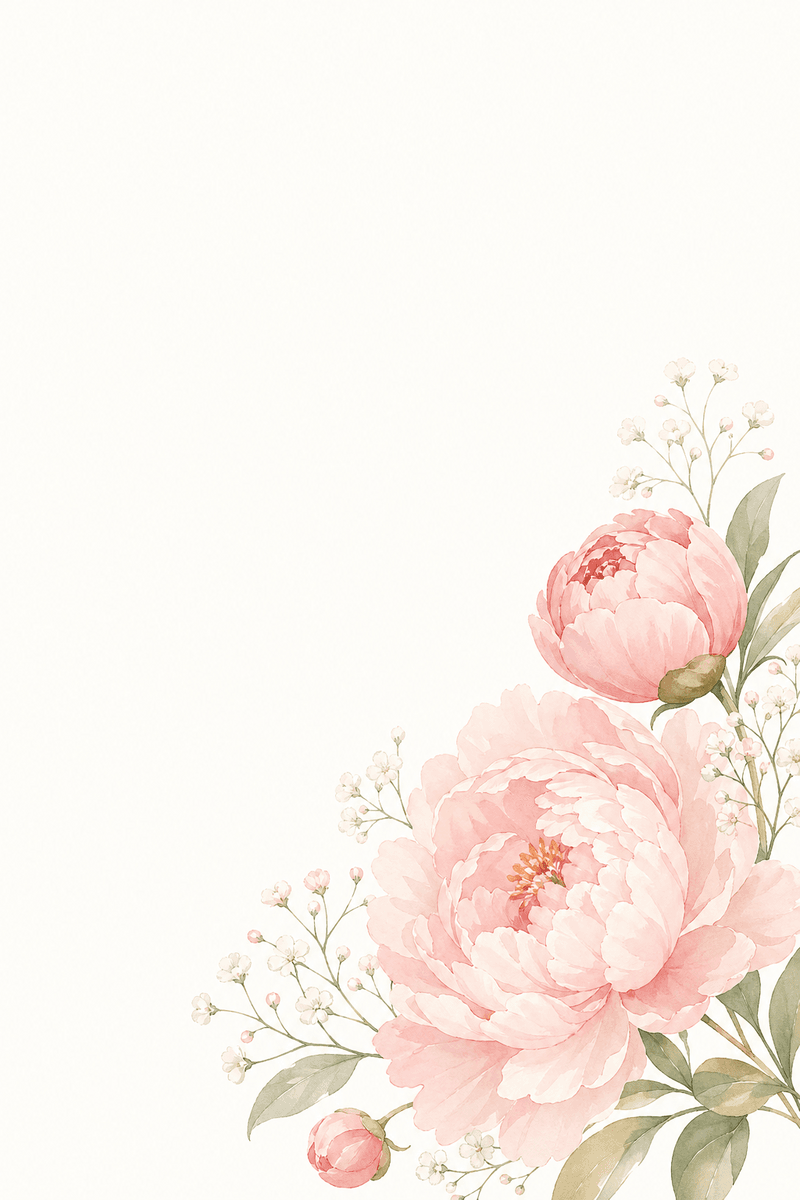 ตัวอย่างผลลัพธ์ของพรอมต์ สร้างการ์ดอวยพรวันเกิดสไตล์ Minimalist