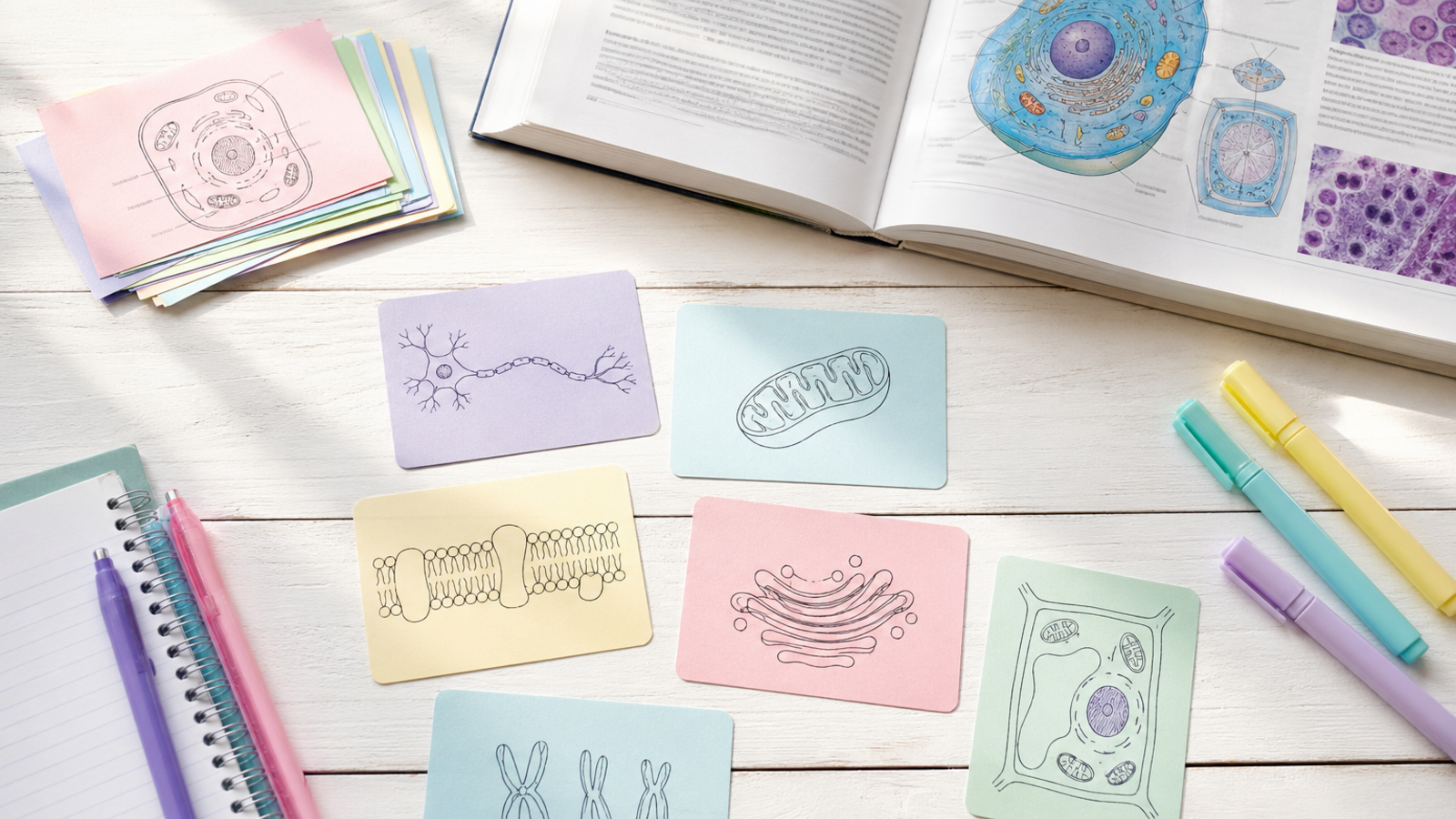 สร้าง Flashcards พร้อม Mnemonic จาก Chapter หนังสือเรียน